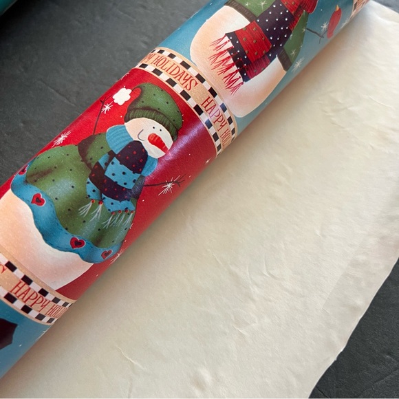 Vintage Christmas Wrapping Paper 460 Square Feet Extra Wade - Picture 6 of 16